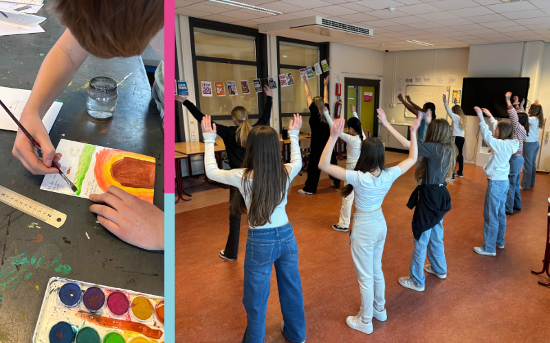 Talentlessen in leerjaar 1